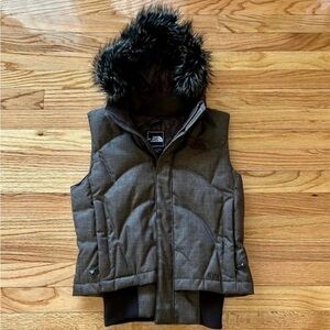The North Face Women’s 600 Down Brown  Prodigy Puffer Vest Size XS